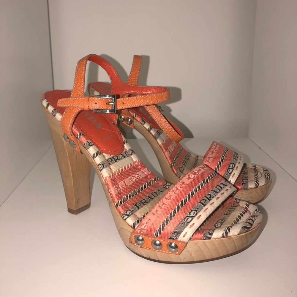 Vintage Prada sandal heels